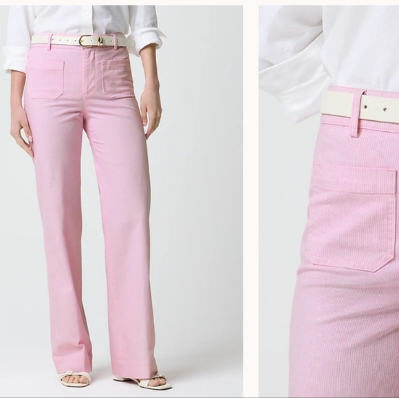 NWOT J. Crew Women's Lizzie high-rise patch-pocket wide-leg pant Stitch Fix - Picture 1 of 10